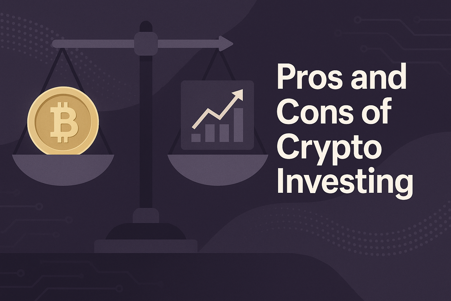 pros and cons of crypto investing